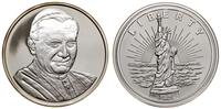 medal pamiątkowy, Aw: Popiersie papieża lekko w 