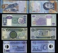 zestaw 9 banknotów, w zestawie banknoty z krajów