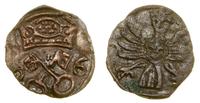 denar 1606, Poznań, skrócona data 0-6, czyszczon