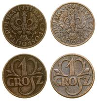 Polska, lot 2 x 1 grosz, 1928, 1931