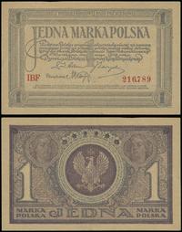 1 marka polska 17.05.1919, seria IBF, numeracja 