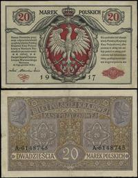 20 marek polskich 9.12.1916, seria A, numeracja 