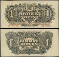 Polska, 1 złoty (emisja pamiątkowa z roku 1974), 1944