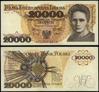 20.000 złotych 1.02.1989, seria AM, numeracja 37