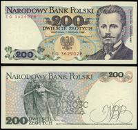 200 złotych 1.12.1988, seria EG, numeracja 36290