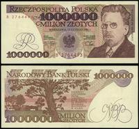 1.000.000 złotych 15.02.1991, seria B, numeracja