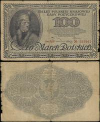 100 marek polskich 15.02.1919, seria AB, numerac
