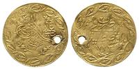 1/4 cekina 1222-1223 AH, złoto 0.70 g, moneta pr