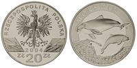 20 złotych 2004, Warszawa, Morświn, moneta w kap