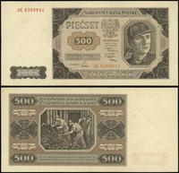 500 złotych 1.07.1948, seria AE, numeracja 63690
