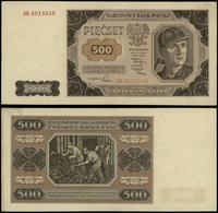 500 złotych 1.07.1948, seria AH, numeracja 66193