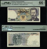 200 złotych 1.06.1982, seria CM, numeracja 02101