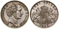 dwugulden 1851, Monachium, rzadka moneta z subte