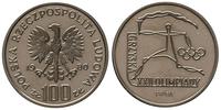 100 złotych 1980, Warszawa, PRÓBA-NIKIEL Igrzysk