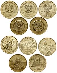 zestaw 5 x 2 złote, Warszawa, w skład zestawu wc