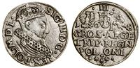 trojak 1618, Kraków, na awersie SIG III, na rewe