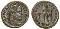 follis 297-299, Cyzicus, Aw: Głowa cesarza w wie