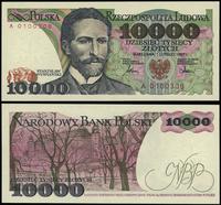 10.000 złotych 1.02.1987, seria A, numeracja 010