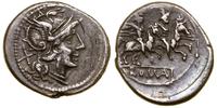 denar anonimowy po 211 pne, Rzym, Aw: Głowa Romy