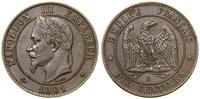 10 centymów 1861 A, Paryż, ładne, Gadoury 253