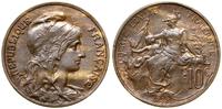 10 centymów 1898, Paryż, patyna, bardzo ładne, G