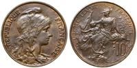 10 centymów 1899, Paryż, patyna, bardzo ładne, G