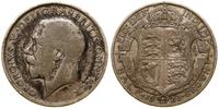 1/2 korony 1923, Londyn, srebro próby 500, 13.75