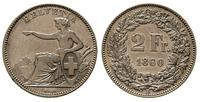 2 franki 1860/B, Berno, srebro, rzadki rocznik