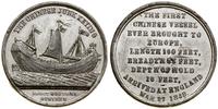 medal okolicznościowy 1848, Aw: Statek płynący w