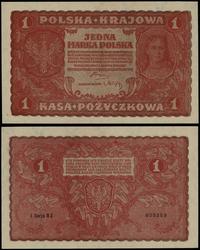 1 marka polska 23.08.1919, seria I-BZ, numeracja