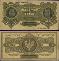 10.000 marek polskich 11.03.1922, seria E, numer