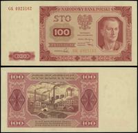 100 złotych 1.07.1948, seria GK, numeracja 89251