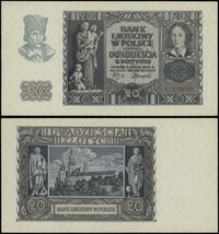 20 złotych 1.03.1940, seria L, numeracja 0799755