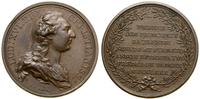 medal z Ludwikiem XVI 1780, sygnowany J. P. Droz