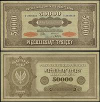 50.000 marek polskich 15.10.1922, seria T, numer