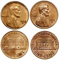 Stany Zjednoczone Ameryki (USA), zestaw 2 x 1 cent