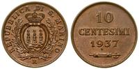 San Marino, 10 centesimi, 1937 R