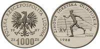 1.000 złotych 1987, Warszawa, PRÓBA XV Zimowe Ig
