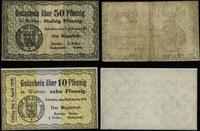 zestaw: 10 fenigów i 50 fenigów 23.02.1918 i 5.0