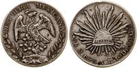 8 realów 1896 Mo AB, Meksyk, srebro, 26.86 g, ko