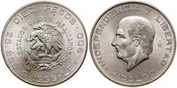 10 peso 1956, Meksyk, srebro próby 900, 28.90 g,