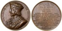 medal z serii władcy Francji – Karol VIII Życzli