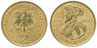 2 złote  1996, Warszawa, Zygmunt II August, gold