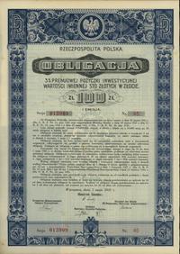 zestaw 2 obligacji 1.05.1935, Warszawa, w zestaw