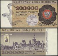 200.000 złotych 1.12.1989, seria D, numeracja 16