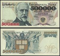 500.000 złotych 16.11.1993, seria W, numeracja 7