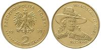 2 złote  1999, Warszawa, Władysław IV Waza, gold
