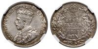25 centów 1919, Ottawa, ładnie zachowana moneta 