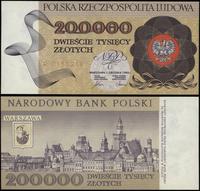 200.000 złotych 1.12.1989, seria R, numeracja 01