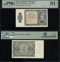 1 złoty 1.10.1938, seria IŁ, numeracja 9247135, 